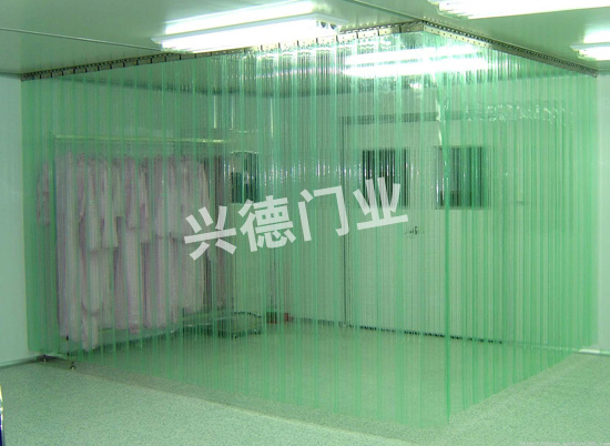 網格防靜電軟門簾,白色防靜電軟簾